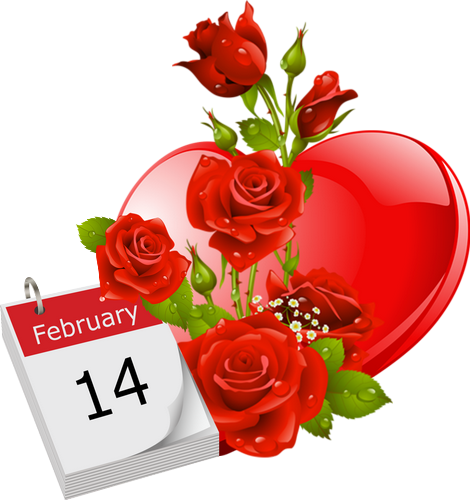 Tube Saint Valentin - Beautiful Red Roses Frames (470x500), Png Download