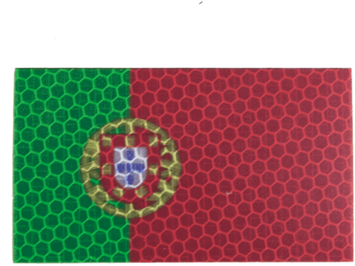 Portugese Flag - Hiviz - Patchpanel - Portugal (700x700), Png Download