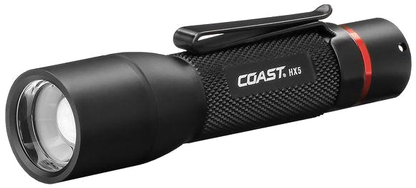 Flashlight Png Photo - Coast Cutlery Hx5 Focusing Flashlight (1000x1000), Png Download