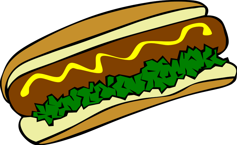 Food - Burger And Hot Dog (800x491), Png Download