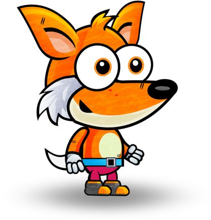 Fox Character Set - Free Game Character Png (600x500), Png Download