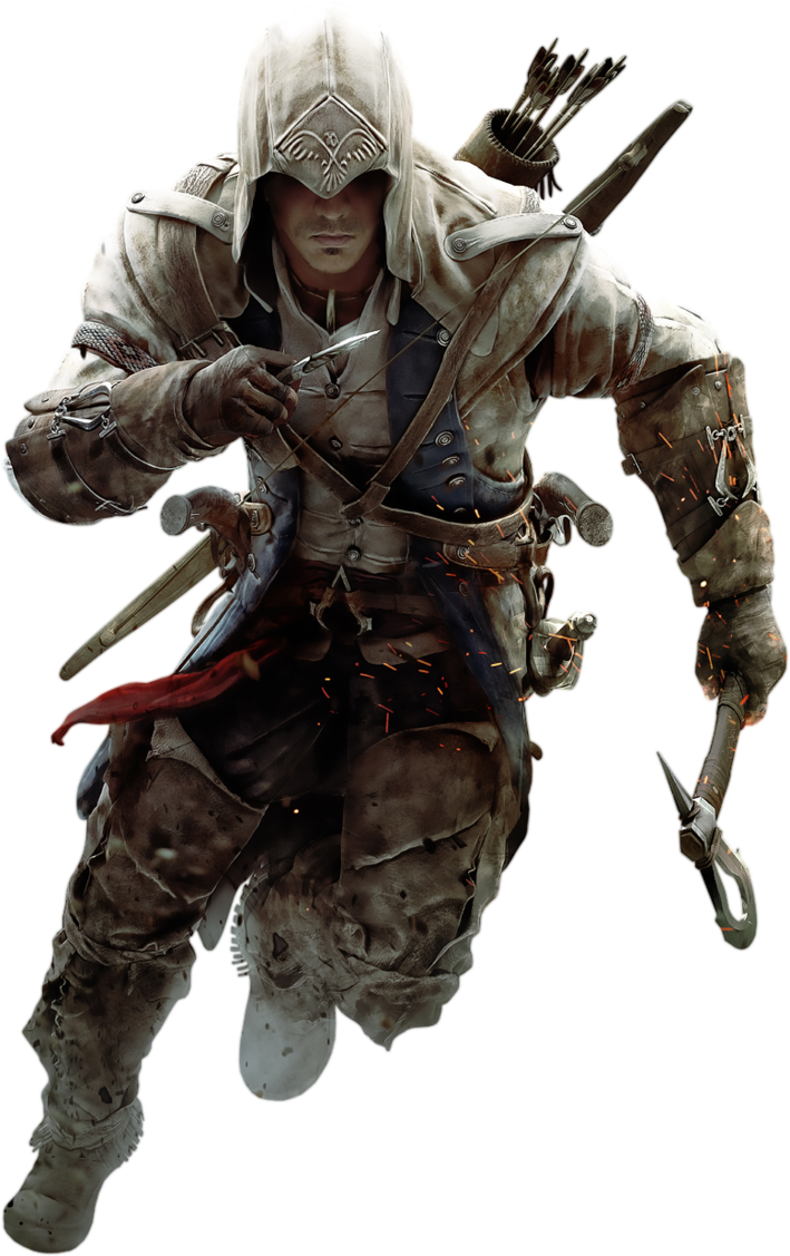 The Connor Kenway Workout - Assassins Creed Connor Png (709x1127), Png Download