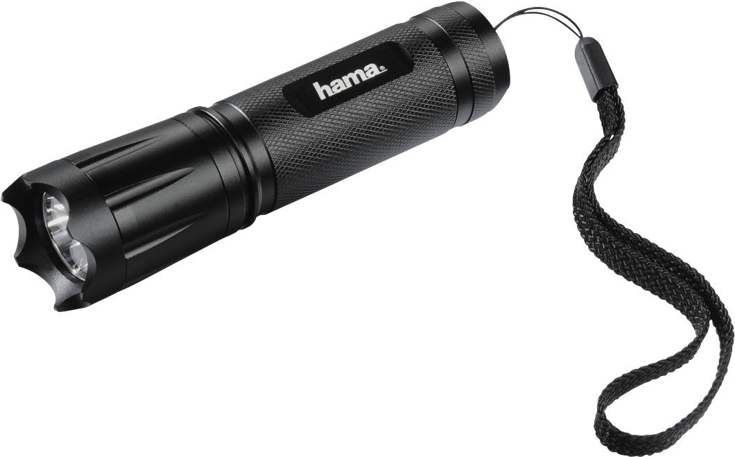 "classic" Led Torch, C-118, Black - Hama Torch Classic Led C-118 Black (1100x1100), Png Download