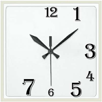 Clock Face Template 4 - 12" Wall Clock With Le Coq Rooster French Postcard (500x500), Png Download