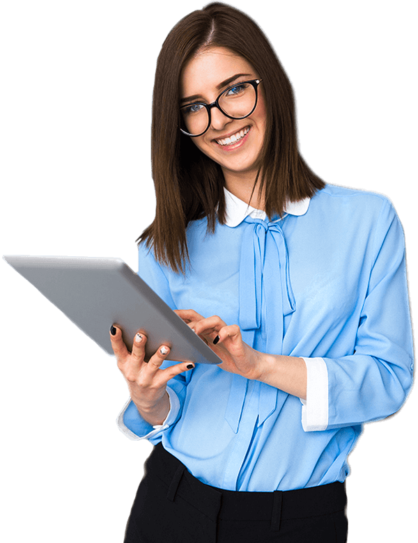 Personagem Moderna - Girl (600x780), Png Download