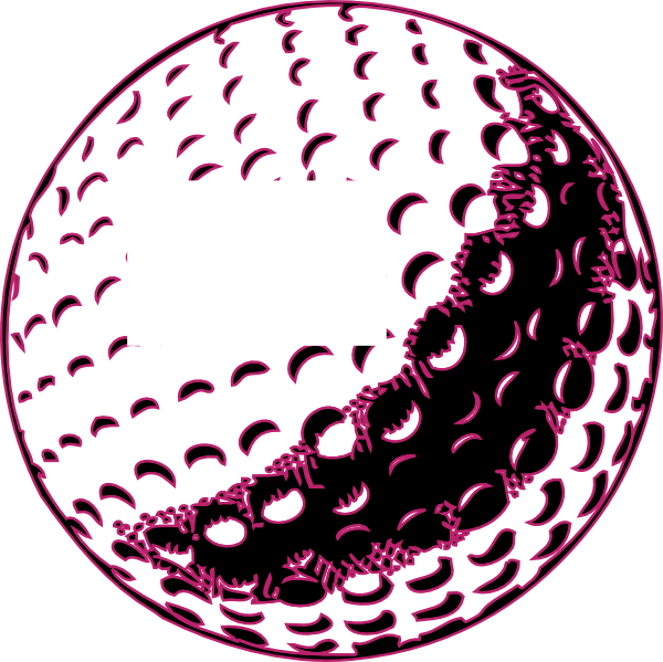 Golf - Ball - Clip - Art - Free - Vector - Happy Birthday! Golf Ball Card (600x599), Png Download
