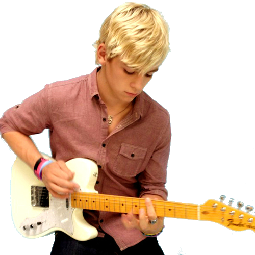 Austin And Ally Wallpaper With A Guitarist Called Playing - Austin And Ally Guitar (500x500), Png Download