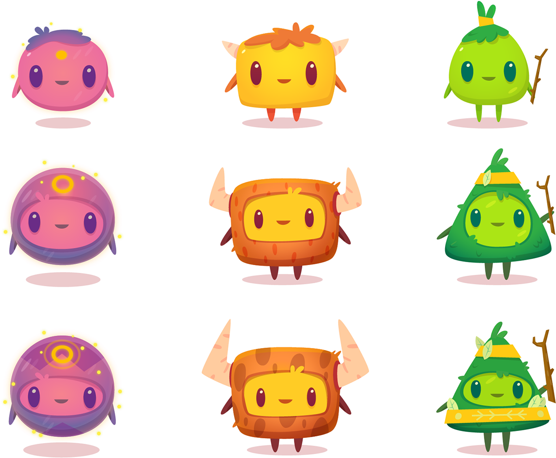 Cute Game Character Design (1200x957), Png Download