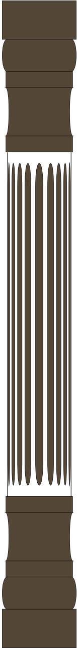 Svg Royalty Free Pillar Column Architecture Ancient - Column (640x1280), Png Download