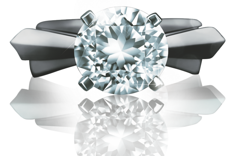 Engagement Ring (910x600), Png Download