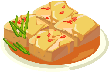 Stinky Tofu - Stinky Tofu Cartoon (358x358), Png Download