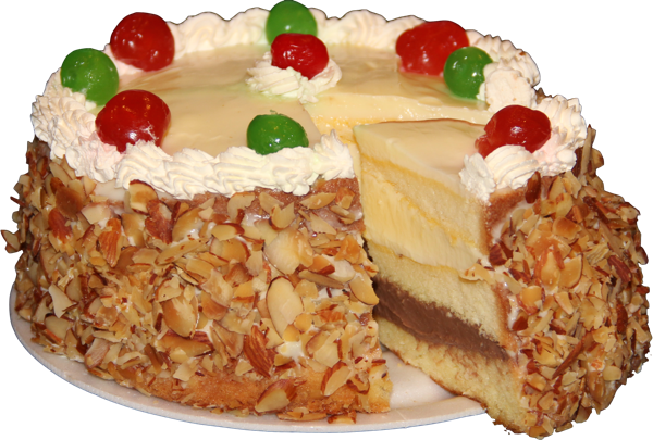 Premium PSD  Pastry cake isolated on transparent background png psd