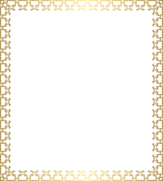Chalk Border Png - Great Gatsby Border Png (540x600), Png Download