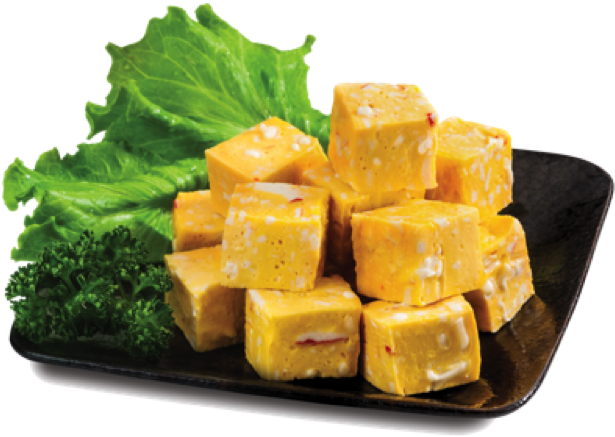 Fish Tofu With Cheese - Cheese (663x743), Png Download