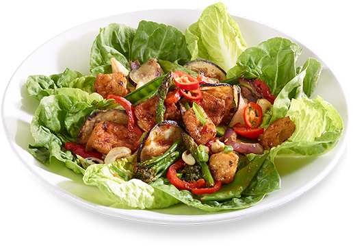 Wagamama Warm Tofu Salad Recipe (558x428), Png Download