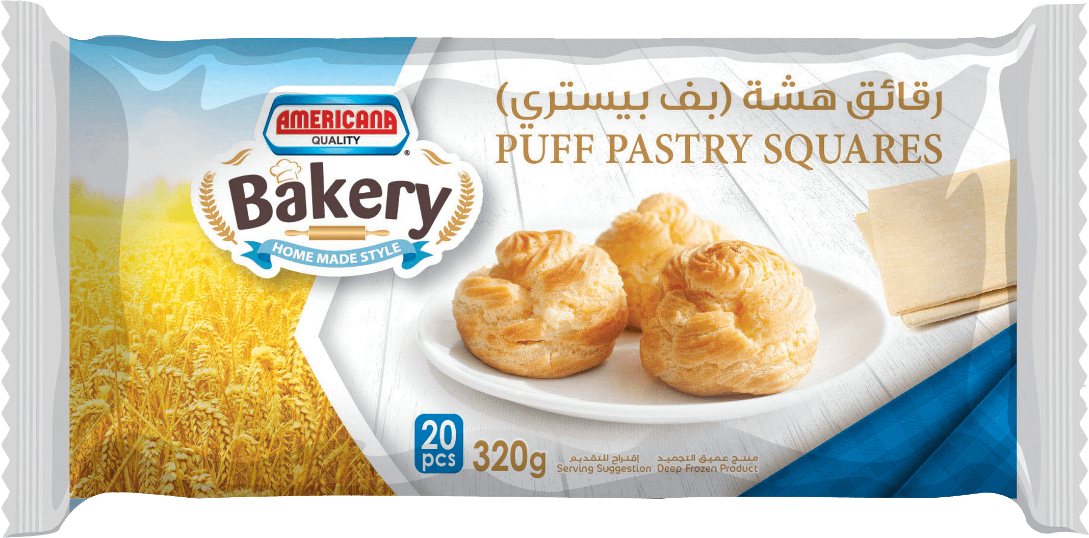 Americana Puff Pastry (2136x1055), Png Download