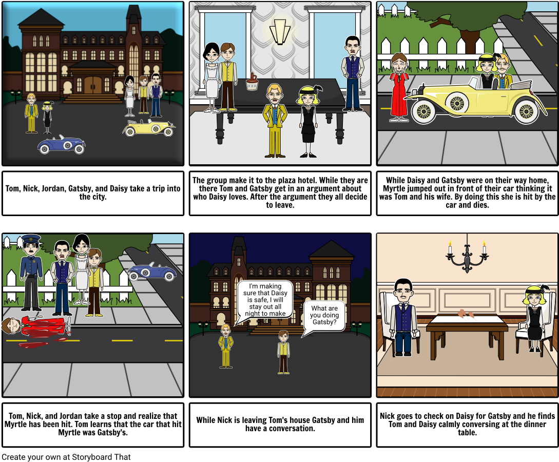 The Great Gatsby - Cartoon (1106x916), Png Download