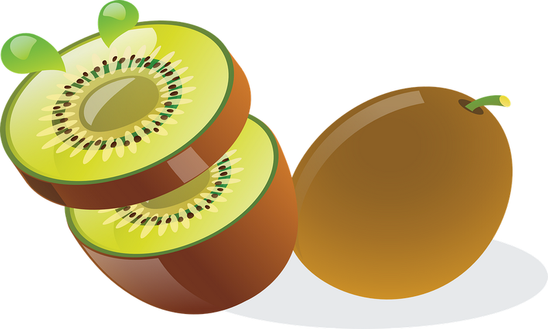 Kiwi Clipart The Cliparts - Clipart Of Kiwifruit (640x442), Png Download