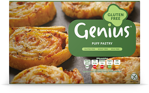 Puff Pastry 400g - Gluten Free Danish Pastry Uk (782x359), Png Download