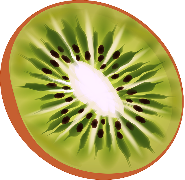 Kiwi • - Kiwi Fruit Animated (640x625), Png Download