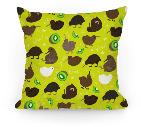 Kiwi Pattern Pillow - Kiwi Pattern Tote Bag: Funny Tote Bag Wi, Kiwi Patterns, (484x484), Png Download