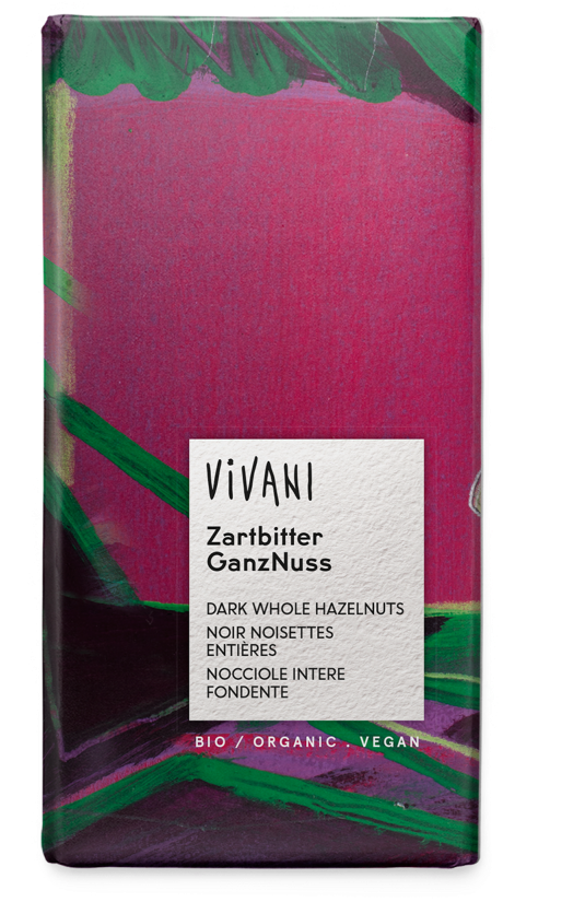 Dark Whole Hazelnuts - Vivani (949x1024), Png Download