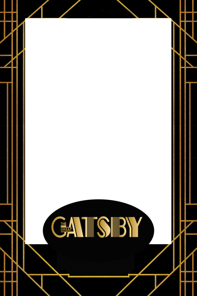 Gatsby - Great Gatsby Design Transparent (683x1024), Png Download