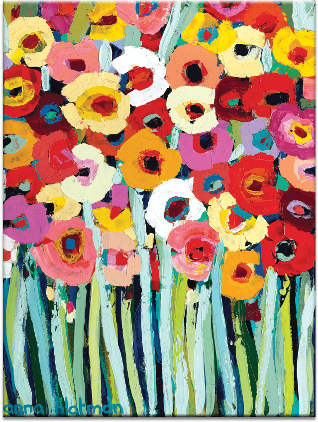 Shell's Poppies - Shell's Poppies, Gallery Wrapped Canvas, 30"x40", White, (900x900), Png Download