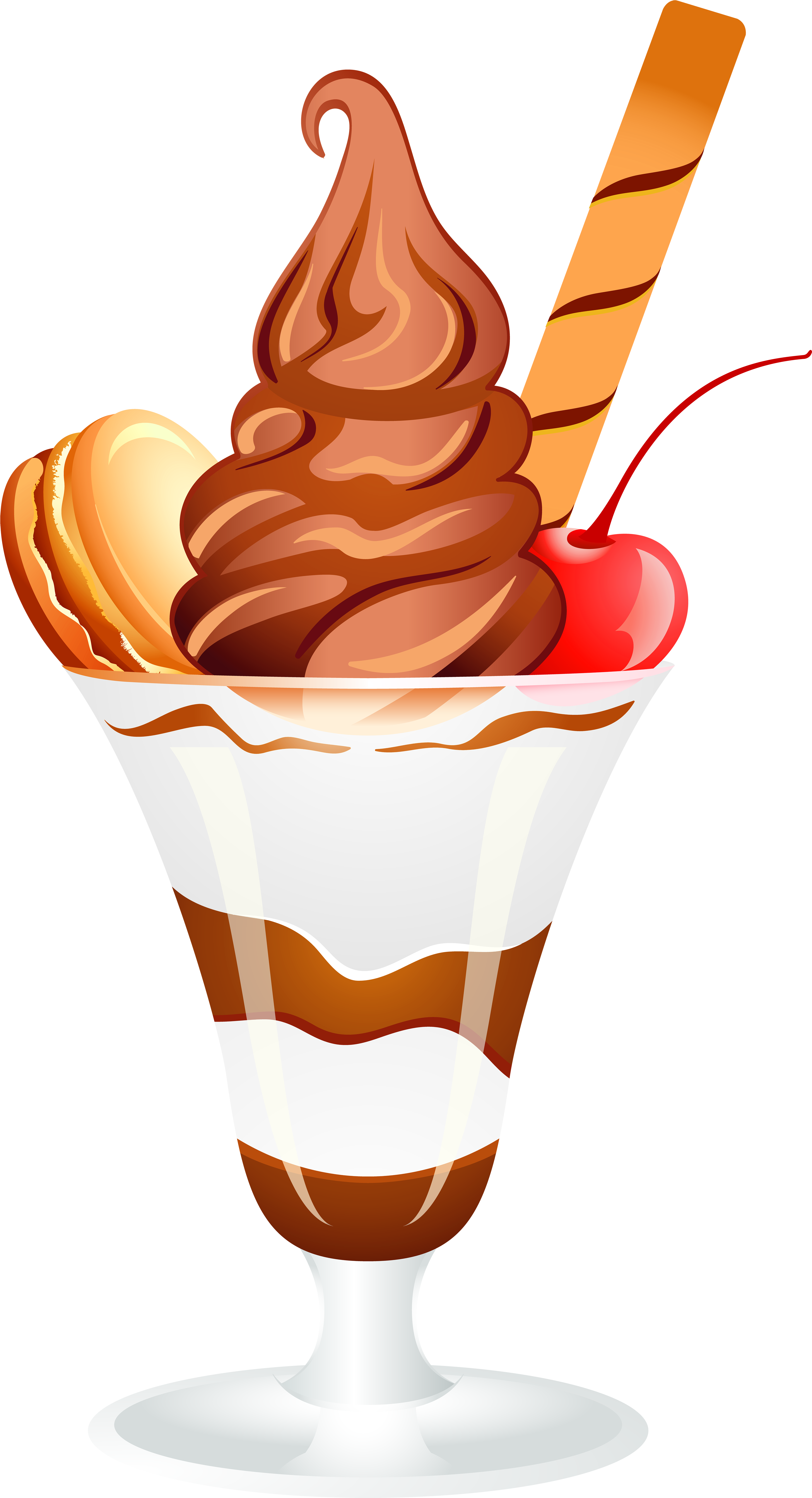 Ice Cream Sundae Png (3796x7000), Png Download