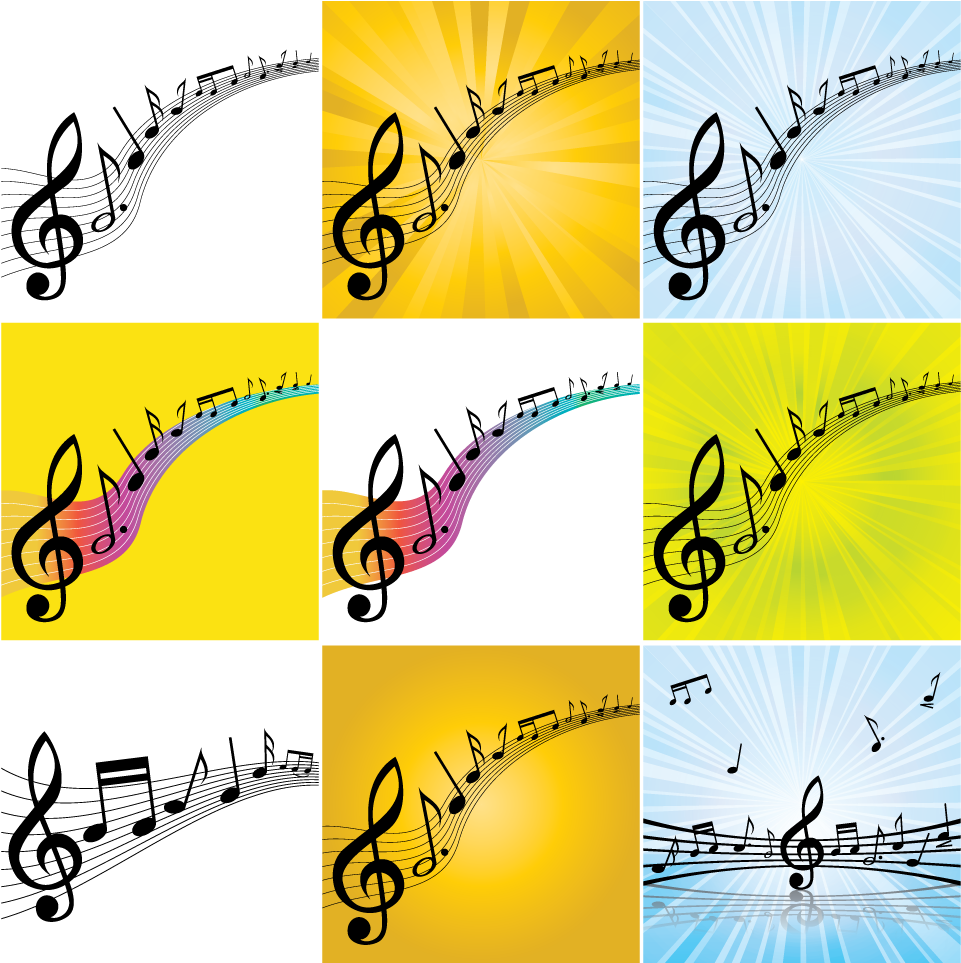 Vector Music Melody Cs By Dragonart - Wall Sticker Music Is Life (1000x1000), Png Download