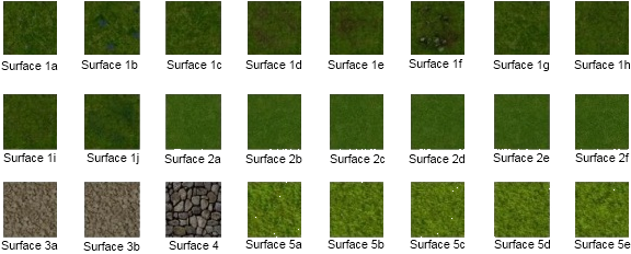 Surface Texture Palette - Lawn (577x238), Png Download