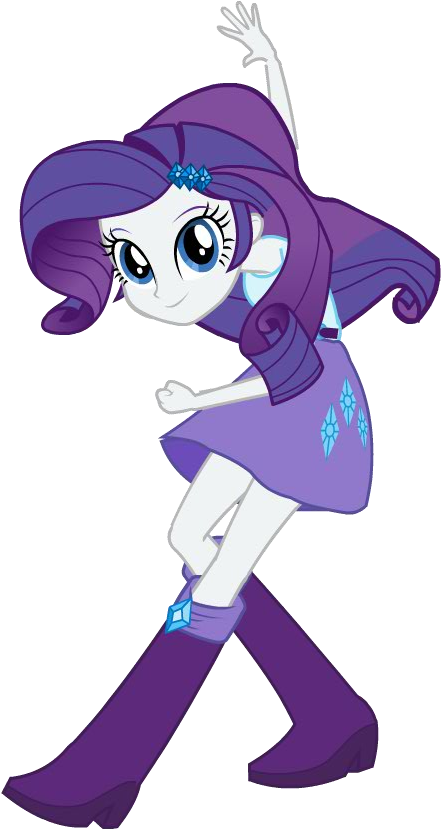 Dancing, Equestria Girls, Rarity, Safe, Simple Background, - Rarity Equestria Girl Dance (1000x1000), Png Download