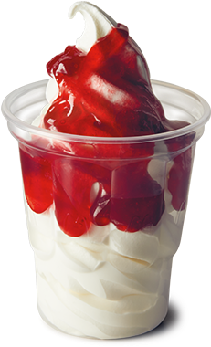 Strawberry Sundae - Mcdonald's Strawberry Sundae (700x480), Png Download