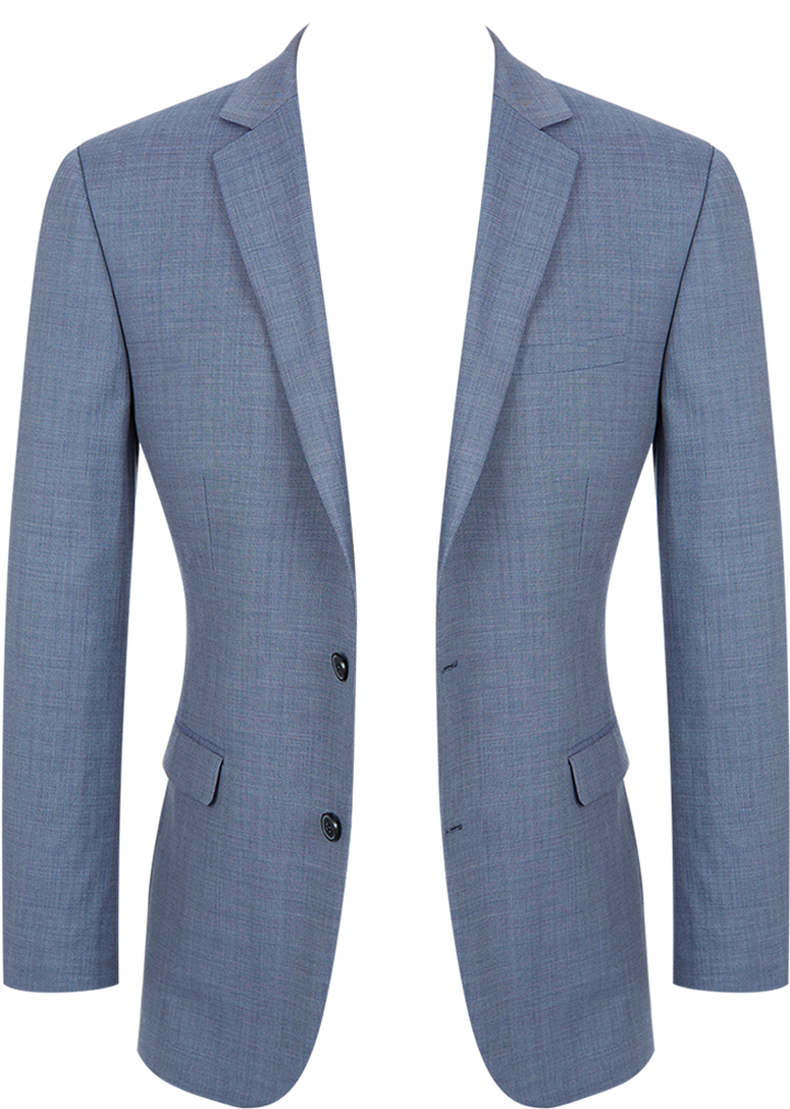 Moss 1851 Light Blue Lounge Jacket - Blazer (860x1299), Png Download