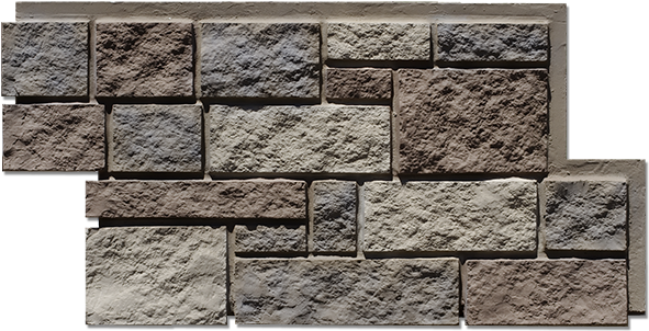 Pueblo Cut Stone Panel - Pueblo (600x314), Png Download