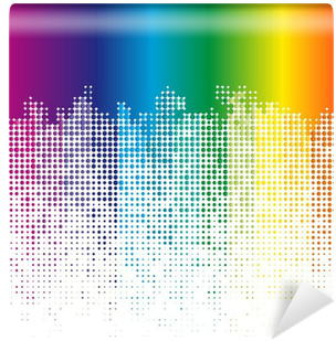 Abstract Multicolor Dots Background - Stampers Anonymous Tim Holtz Cling Rubber Stamp Set (400x400), Png Download