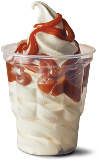 Caramel Sundae - Apple Mcflurry (380x380), Png Download