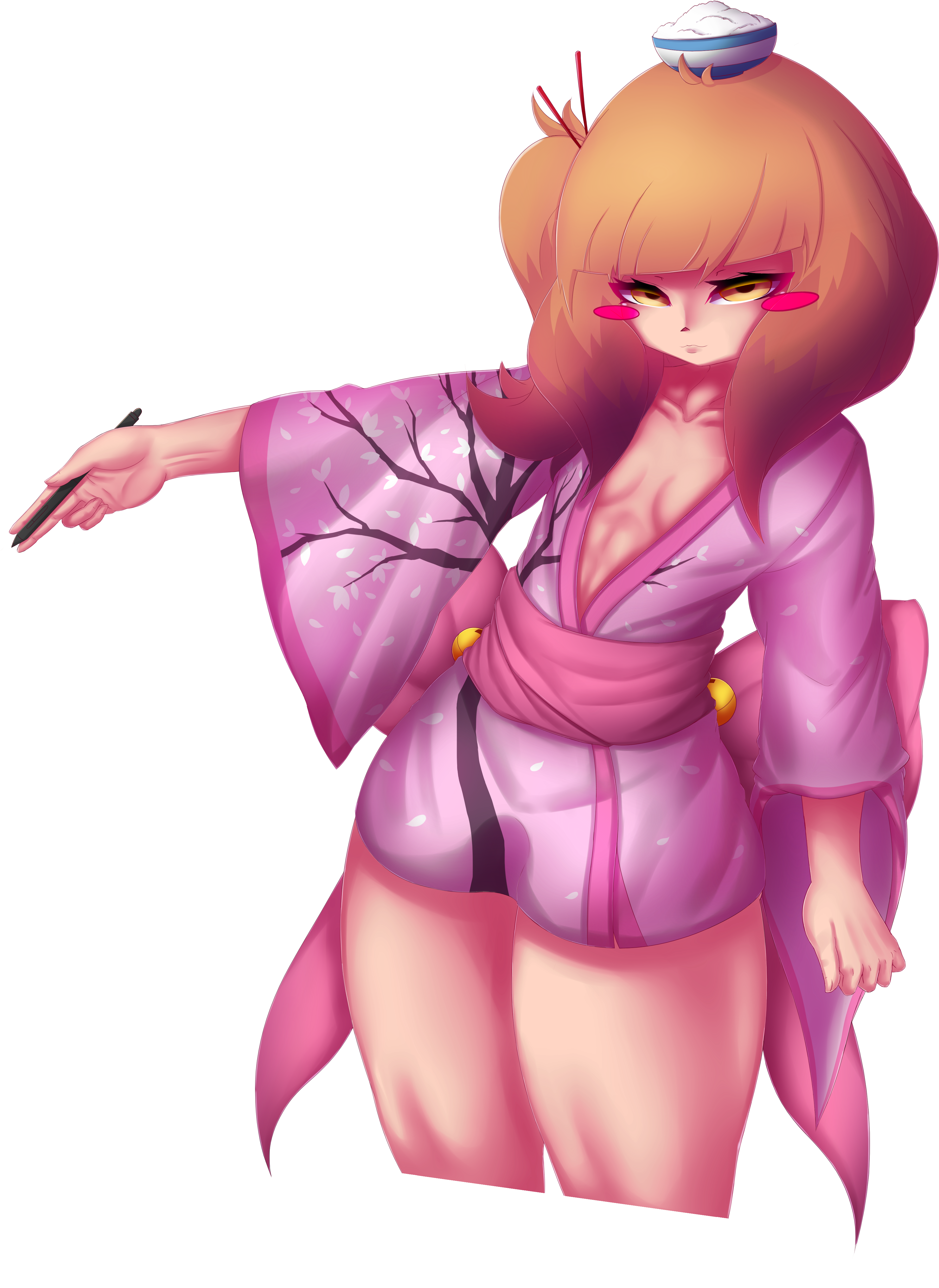 Lolirice Character Design - Cartoon (3900x5700), Png Download