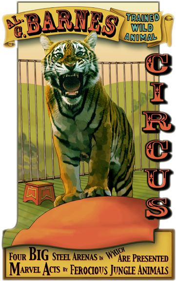 Circus Banner - - Circus (360x585), Png Download
