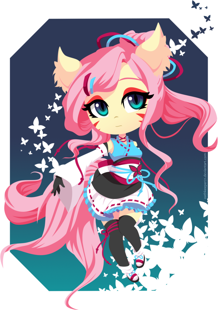 Oathkeeper21, Clothes, Fluttershy, Fox, Kitsune, Lolita - Fluttershy Kitsune (722x1024), Png Download