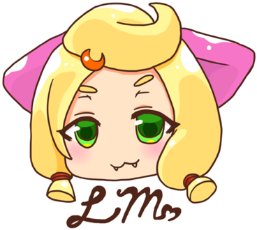 Loli Meow Logo - Luna Meow Hots (375x375), Png Download