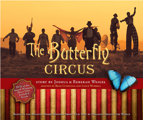 The Butterfly Circus, Hardcover/dvd Combo - Butterfly Circus (500x500), Png Download