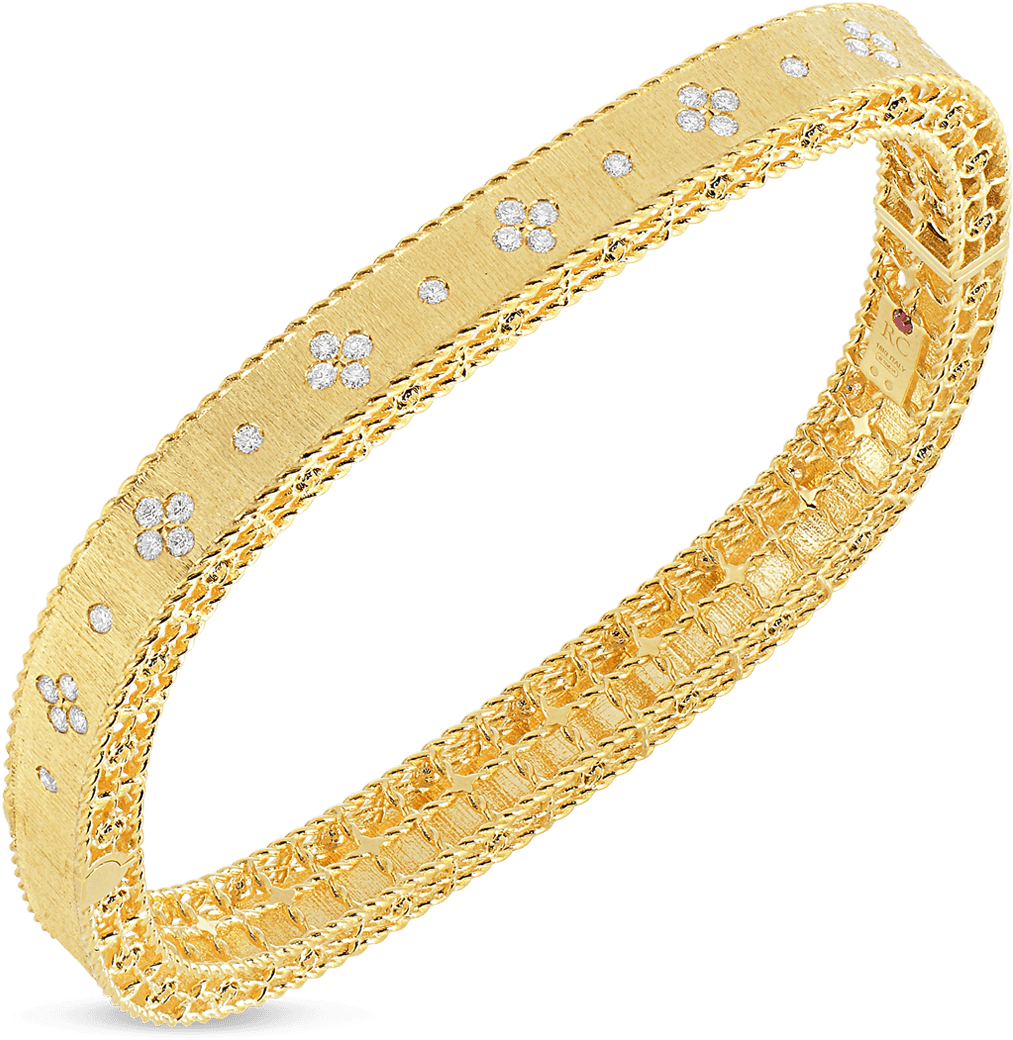 Gold And Diamond Bracelet - Bracelet (1600x1600), Png Download