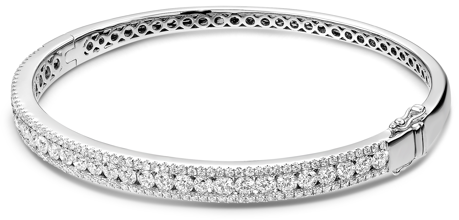 48 Carat Diamond Bracelet - Witgouden Armband Met Diamant (2200x2200), Png Download