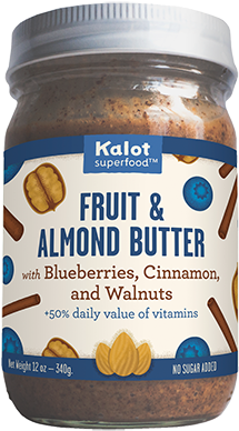 Almond Bcw - Blueberry Cinnamon Almond Butter (306x425), Png Download