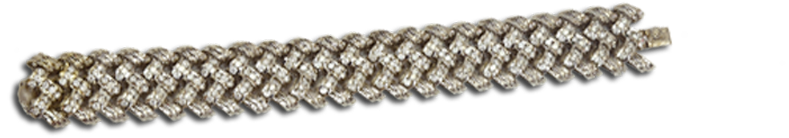 White Gold Diamond Bracelet - Chain (900x600), Png Download