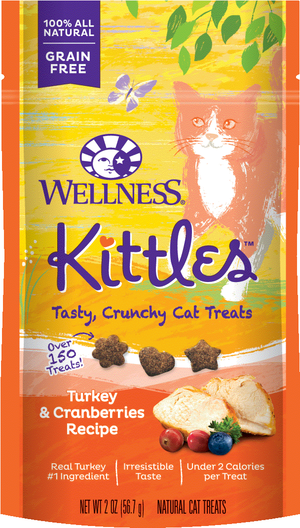 Turkey & Cranberries - Wellness Kittles Grain Free Turkey & Cranberries (2000x2000), Png Download