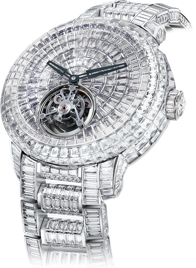 Caviar Tourbillon Diamond Bracelet - Jacob & Co Caviar (443x567), Png Download