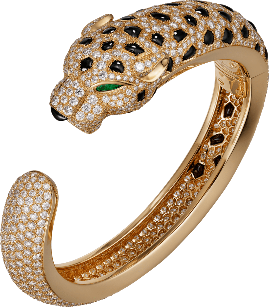 Bracelet Cartier Panthere (898x1024), Png Download