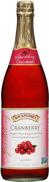 Sparkling Cranberry - Rw Knudsen Sparkling Cranberry (300x615), Png Download